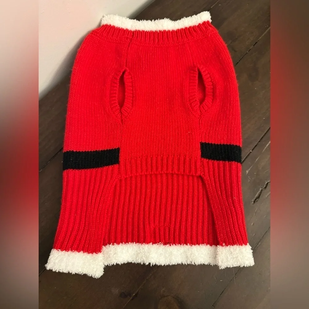 Red Santa Dog Sweater